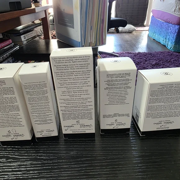 CHANEL Makeup Remover and Skincare Collection - White